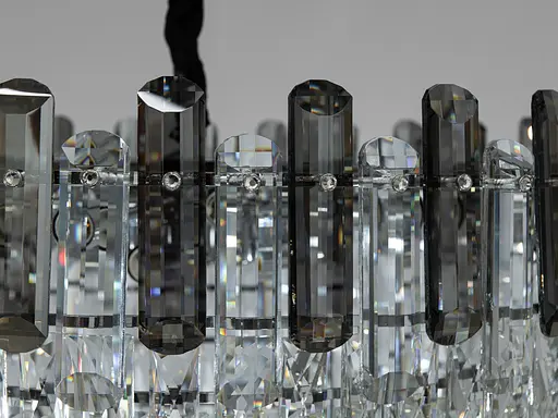 Велична, ексклюзивна, ультрасучасна кришталева люстра на 16 ламп, діаме. - фото 4