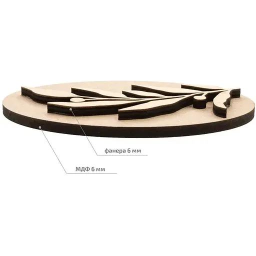 Штамп для вибійки Rosa Talent №1 Ботаніка 6x13.5см - фото 2