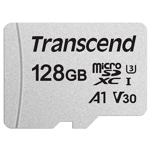 Карта памяти Transcend 128GB microSDXC C10 UHS-I R95/W45MB/s (TS128GUSD300S) - фото 1