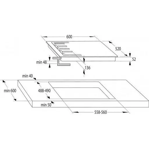 Варильна поверхня Gorenje G641XHC газова [113344] - фото 6