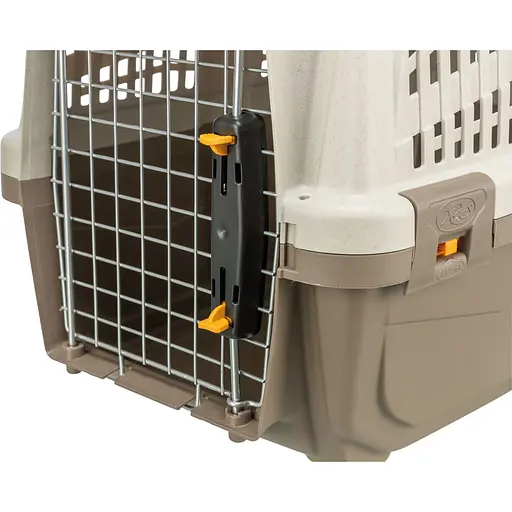 Контейнер-переноска для собак и кошек Trixie Skudo 1 пластиковая до 12 кг XS 30х32х49 см коричневая - фото 7