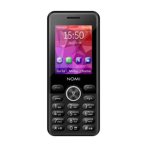Телефон Nomi i2412 Black UA UCRF - фото 2