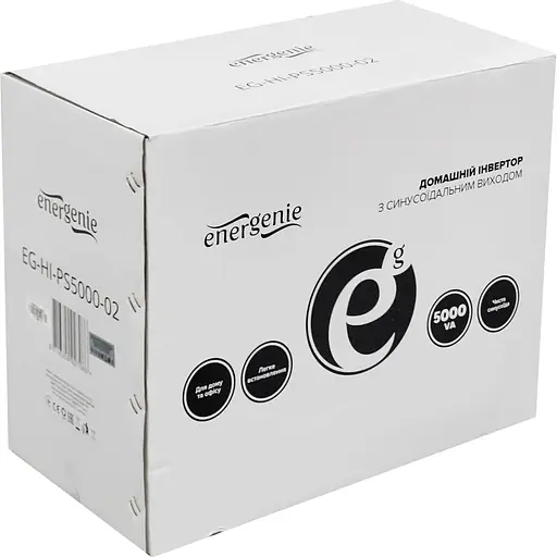 Джерело безперебійного живлення EnerGenie 5000 ВА / 3000 Вт / Без АКБ (EG-HI-PS5000-02) - фото 4