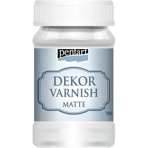 Лак фінішний Pentart на водній основі Dekor varnish матовий 100 мл - фото 1