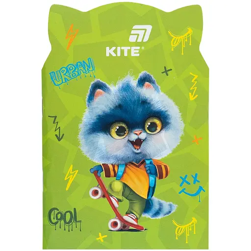 Блокнот мягкий обк. 48 л. Skate cat (K25-461-1)