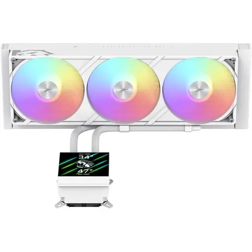 СВО GameMax Glacier 360 LCD White (GLACIER 360 LCD WH) - фото 4