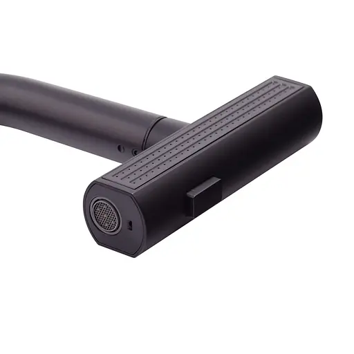Смеситель для кухни с выдвижным изливом Mixxus Premium Hammer 014 Black MI6954 Черный матовый - фото 8