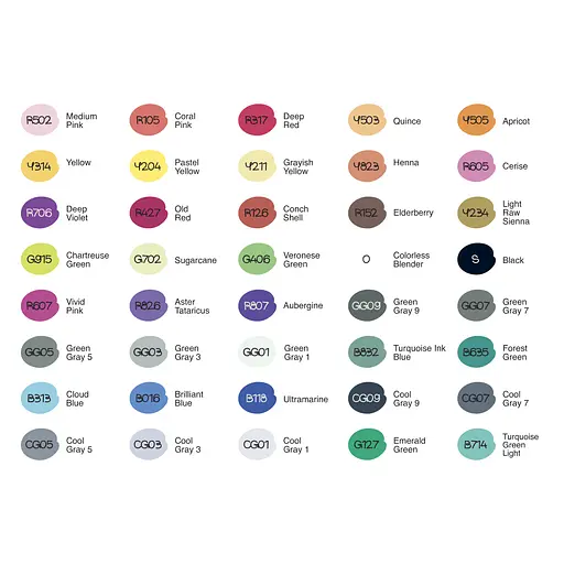 Комплект маркеров Classic, 40 шт. 99IDEAS - фото 3