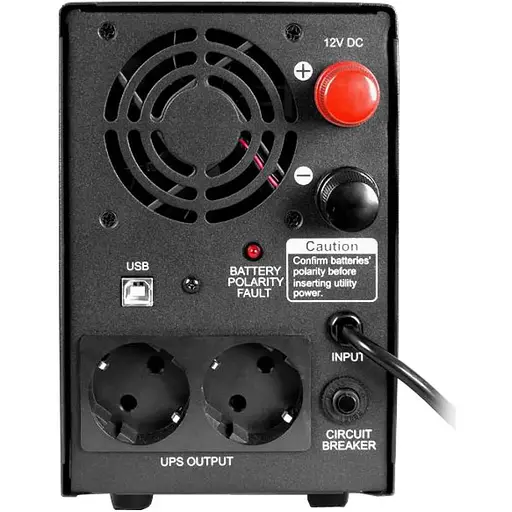 ДБЖ Powercom INF-500AP, 500ВА/300Вт, розетка EUROx2шт (Schuko), AVR, USB - фото 5