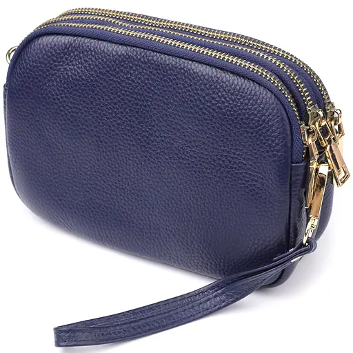 Кожаная сумка Vintage на три отделения для женщин 19х12х6.5 см sum0027598 - фото 2