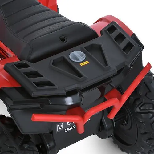 Електромобіль дитячий Bambi Квадроцикл M 6060EL-3 24V на двох 35W моторах з USB та Bluetooth на міцних колесах червоний - фото 4
