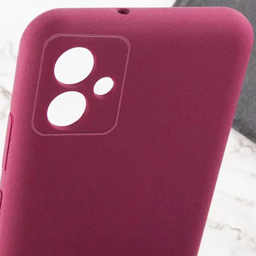 Чохол Getman TPU Liquid Silk Full Camera для Samsung Galaxy A06 Бордовий/Marsala - фото 3