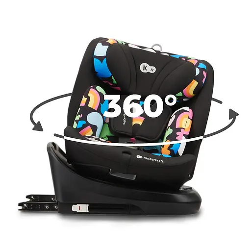 Автокрісло Kinderkraft i-Grow i-Size Happy Shapes (KCIGRO00HAP0000) - фото 6