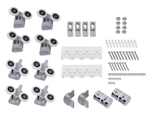Набор Lidz Душевая кабина Wawel SC90x90.SAT.LOW.FR, квадратная, стекло Frost 4 мм + Душевой поддон Kapielka ST90x90x14 - фото 7