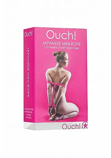 Веревка Ouch! Japanese Rope 1.5 м розовый - фото 3