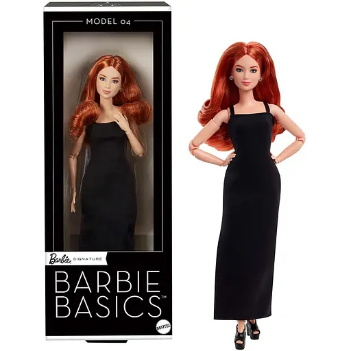 Лялька Barbie Signature Basics №4 рудоволоса та тендітна (JBH74) - фото 8