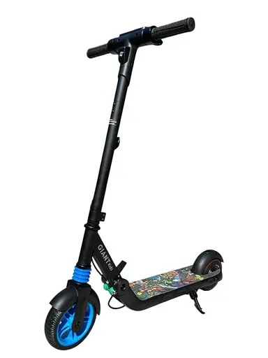 Детский электросамокат GIANT Kids E10 PRO 4.4Ah черный с LED - подсветкой (модель 2025 года) - фото 1