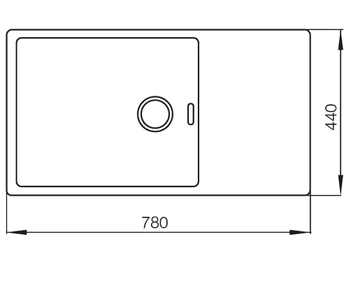 Мойка MIXXUS MX7844-200x1.2-SATIN (MX0560) - фото 2