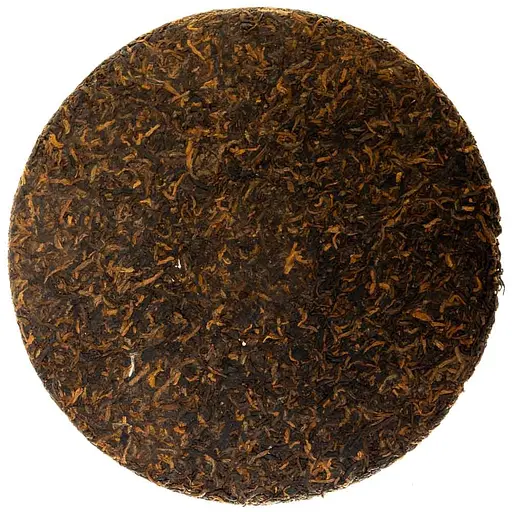 Шу Пуэр Высокогорные старые деревья из села Менсун 2003 г. - блинчик, 357 г - фото 2