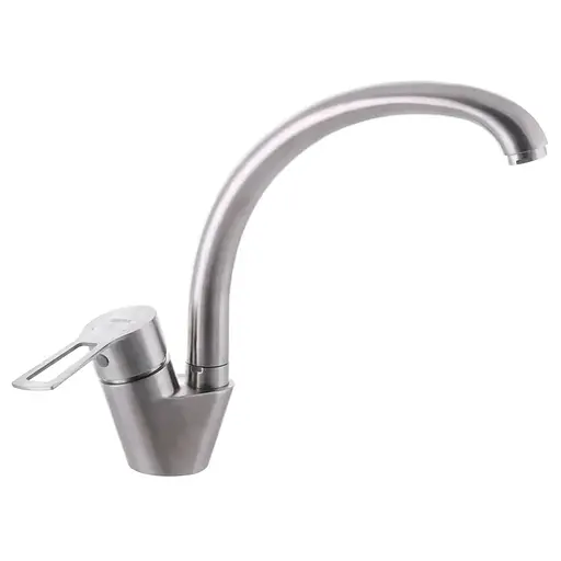 Змішувач для кухні Zerix HSB-011-1 ZX3134 Нержавіюча сталь - фото 1