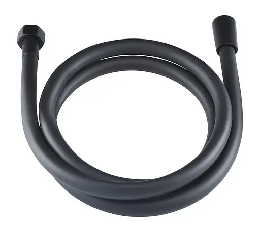Шланг для душу 150 см Imex чорний матовий FLX005/NG, Чорний матовий - фото 1