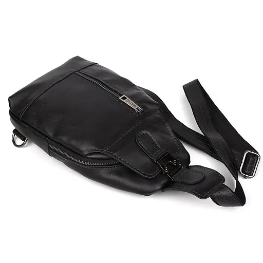 Кожаная сумка-слинг Tarwa 27х18х5 см sum0025605 - фото 4