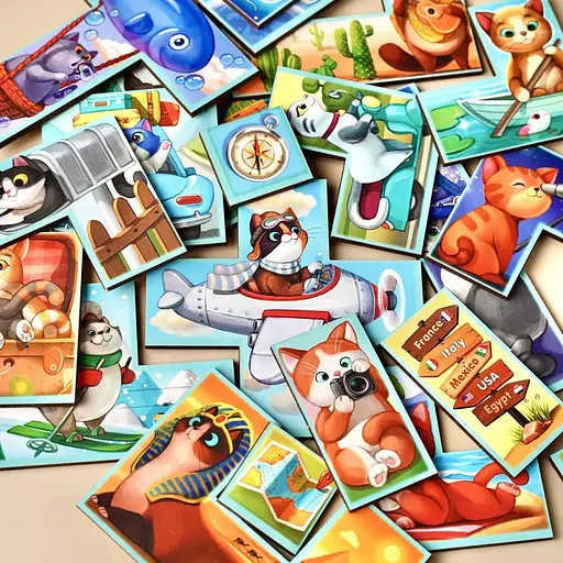 Деревянный сортер "Тетрис большой - Котики" Ubumblebees (ПСД125) PSD125 - фото 7