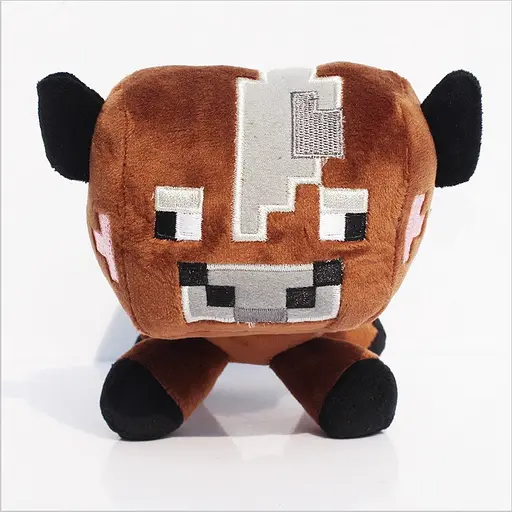 М'яка іграшка Minecraft Bull Майнкрафт Бик 18 см 41.51.459 - фото 1