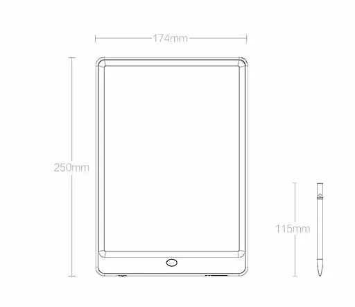 Дитячий планшет для малювання Xiaomi Wicue 10" Green (WS210) One color - фото 6