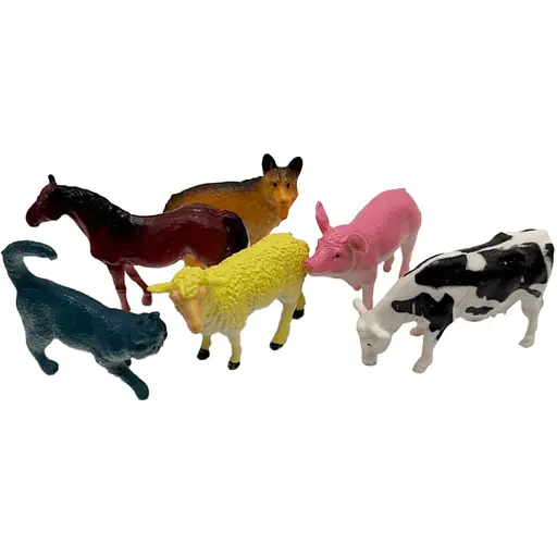 Дитячий ігровий набір Тварини Bambi G11A в наборі 6 штук - фото 1