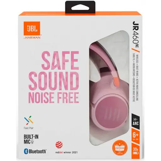 Навушники з мікрофоном JBL JR460NC Pink (JBLJR460NCPIK) - фото 4