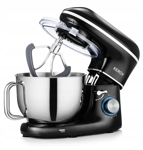 Тестомес миксер планетарный KERCH MyCHEF BLACK 2200 Вт - фото 4