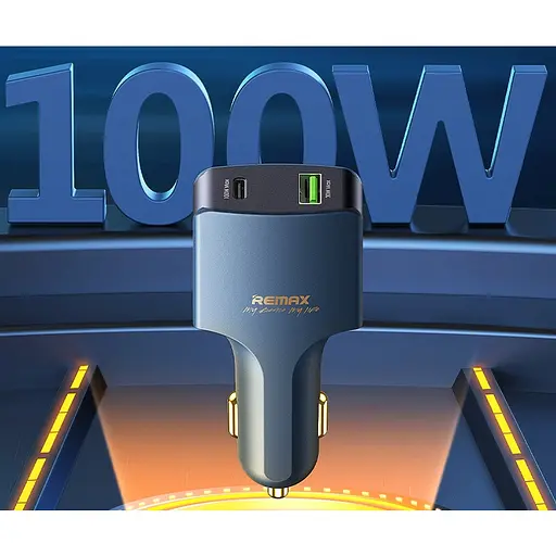 Автомобильное зарядное устройство для Remax RCC326 100W сине-черный - фото 5