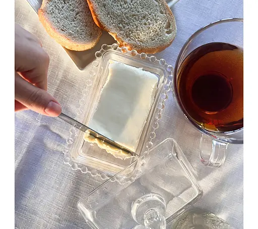 Стеклянная емкость для порционной подачи масла и паштетов маслянка, S&T 87087 - фото 5