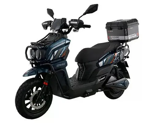 Электроскутер Двухместный Crosser CR-21 (2500W 76.8V/40Ah) Синий - фото 1