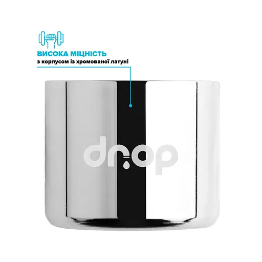 Водосберегающий аэратор Drop SP20E-F для смесителя - Экономия 66%, 4 л/мин, внутренняя F 20 мм - фото 5