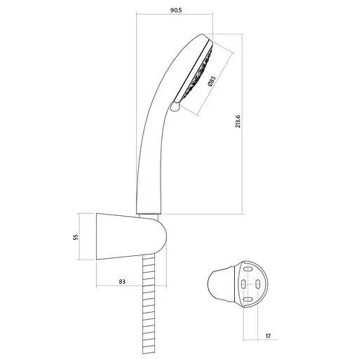 Душевой гарнитур Cersanit Modi S951-023 - фото 2