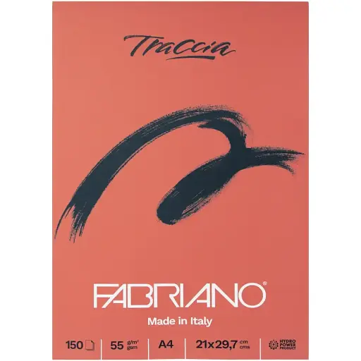 Блок бумаги для графики и каллиграфии Fabriano Traccia А4 55 г/м2 150 листов - фото 5