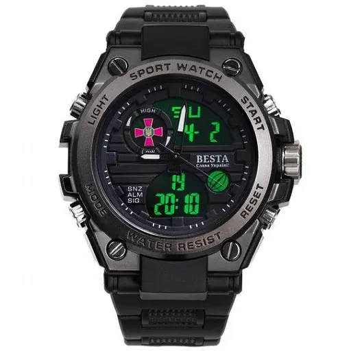 Мужские наручные часы Besta Tattoo ЗСУ (Черные)