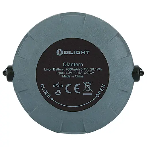 Фонарь кемпинговый Olight Olantern Grey. Две насадки в комплекте - фото 6