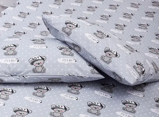 Набір наволочок Moon&Star Бязь Gold Люкс Teddy Boy 50х70 см 2 шт - фото 3