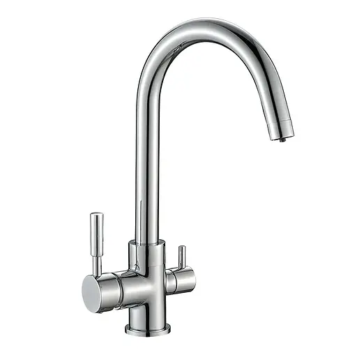 Змішувач для кухні на дві води Mixxus Premium Mafin 021 MI5930 Хром - фото 1