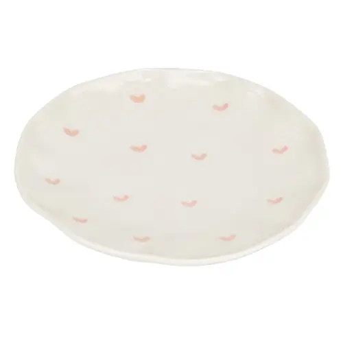 Чашка с блюдцем Нежные сердца 200 мл Розовый - фото 4