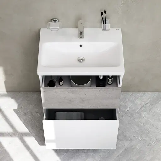 Тумба підлогова AM.PM GEM S 60 см з умивальником M91-FSX0602-WC0602BF38 - фото 3