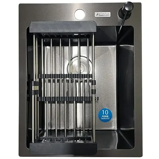 Кухонна мийка Romzha Arta U-350S BL - фото 1