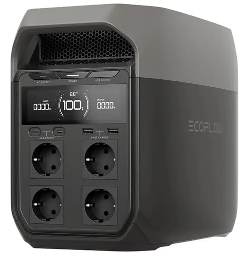 Зарядна станція EcoFlow DELTA 3 EU/1800 Вт/1024 Вт⋅год/LiFePO4 (EFDELTA3-EU) - фото 1