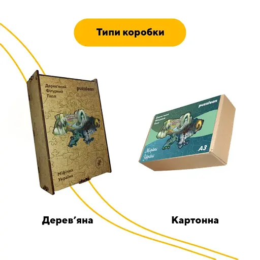 Пазл дерев'яний Україна Міфічна, А3, Картонна коробка 200 елементів - фото 5