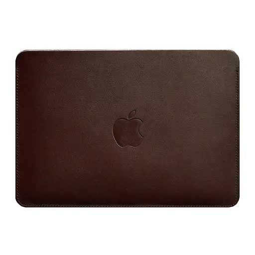 Чохол із натуральної шкіри BlankNote для MacBook 13 дюйм Бордовий - фото 4