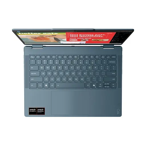 Ноутбук Lenovo Yoga 7 Hybrid (2-in-1),AI 5 340 la 4.8 GHz,16 GB LPDDR5x,512 GB,Radeon,Windows - фото 7