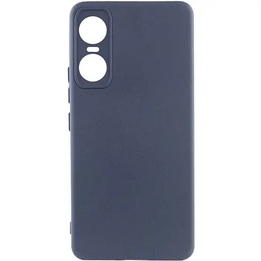 Чехол Silicone Cover Lakshmi Full Camera A для Tecno Pop 6 Pro Синий / Midnight Blue